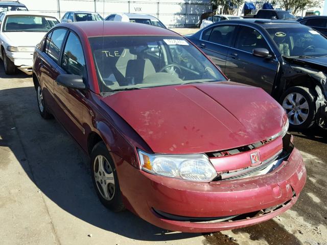 1G8AG52F54Z112576 - 2004 SATURN ION LEVEL BURGUNDY photo 1