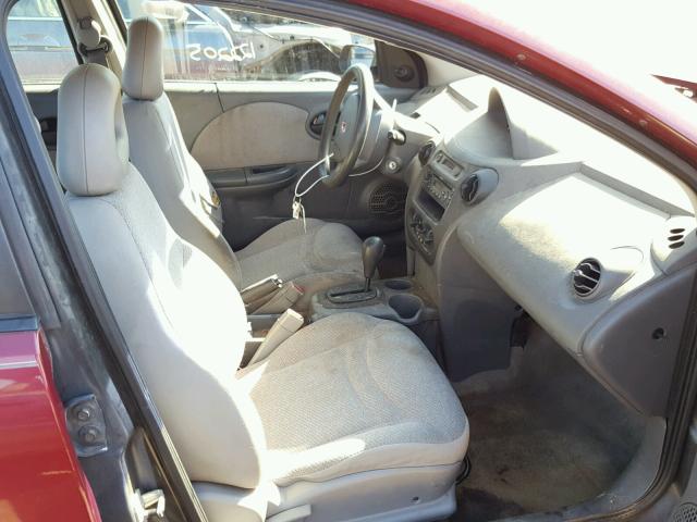 1G8AG52F54Z112576 - 2004 SATURN ION LEVEL BURGUNDY photo 5