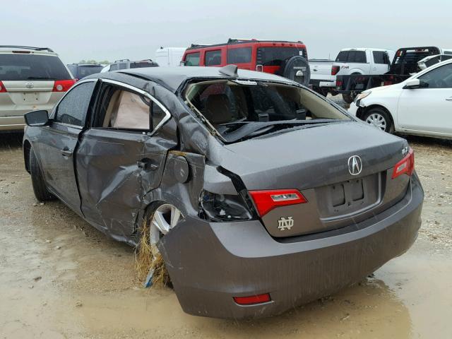 19VDE1F57EE006607 - 2014 ACURA ILX 20 PRE GRAY photo 3