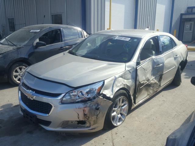 1G11C5SL4FF206291 - 2015 CHEVROLET MALIBU 1LT GOLD photo 2
