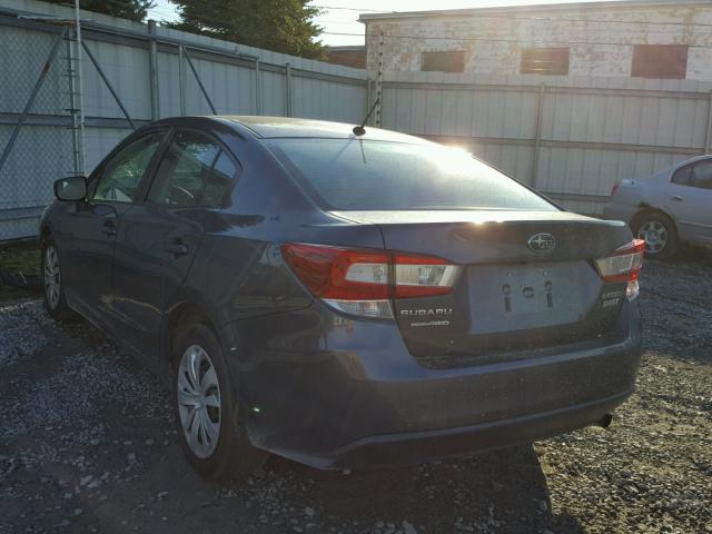 4S3GKAA63H3627674 - 2017 SUBARU IMPREZA GRAY photo 3