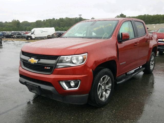 1GCGTDE39G1193205 - 2016 CHEVROLET COLORADO Z RED photo 2