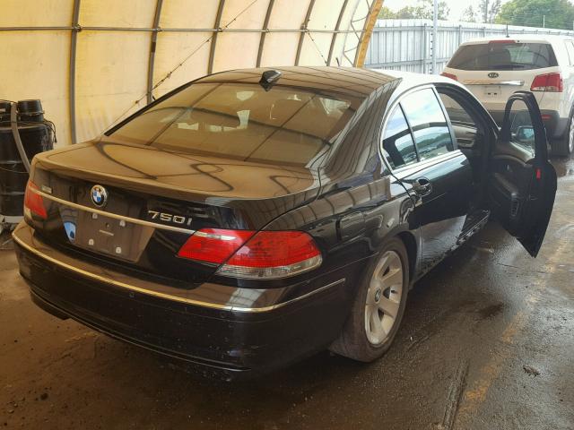 WBAHL83568DT13412 - 2008 BMW 750I BLACK photo 4