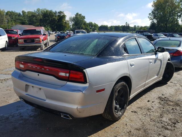 2B3CL1CT3BH574169 - 2011 DODGE CHARGER PO TWO TONE photo 4