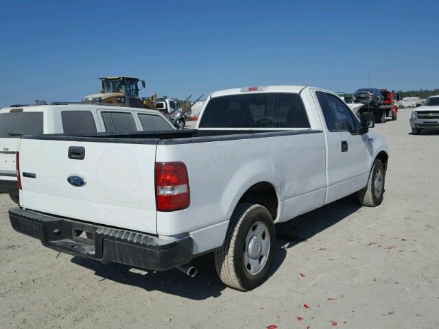 1FTRF12268KF05454 - 2008 FORD F150 WHITE photo 4