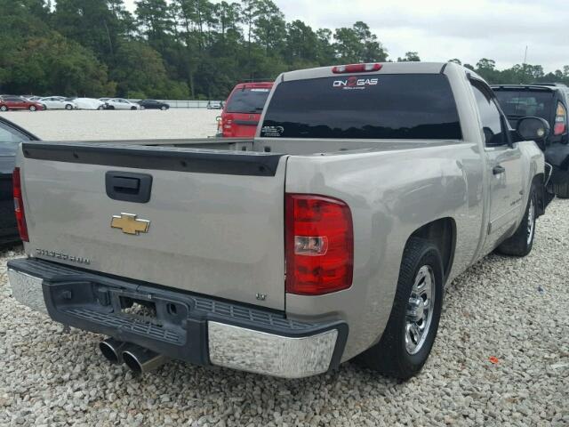 1GCEC14C57Z562330 - 2007 CHEVROLET SILVERADO BEIGE photo 4