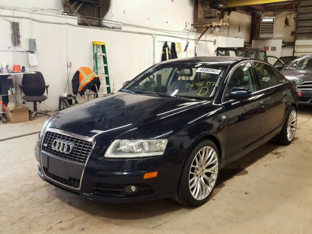 WAUEH74FX7N064207 - 2007 AUDI A6 S-LINE BLUE photo 2