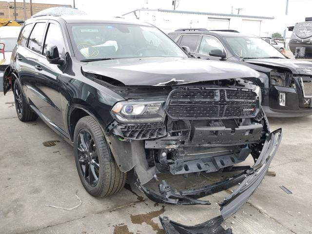 1C4RDHDG6HC622923 - 2017 DODGE DURANGO GT BLACK photo 1