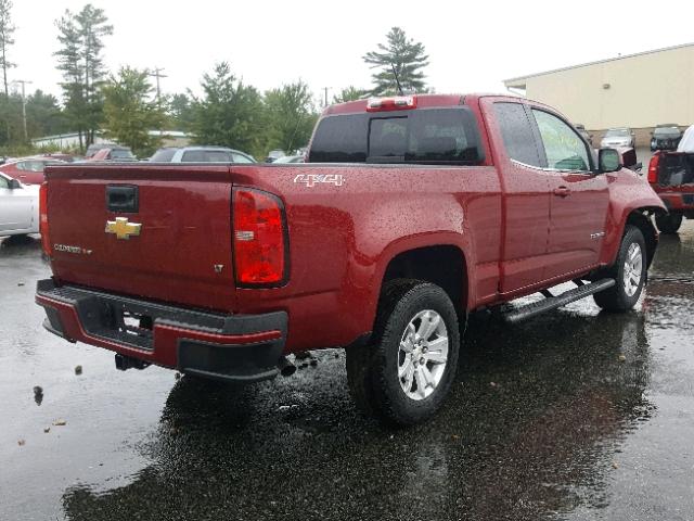 1GCHTCEN5J1138905 - 2018 CHEVROLET COLORADO L RED photo 4