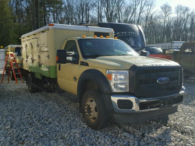 1FDUF5GT3BEC38018 - 2011 FORD F550 SUPER YELLOW photo 1