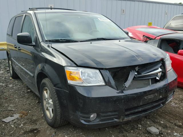 2D8HN54P88R657981 - 2008 DODGE GRAND CARA BLACK photo 1