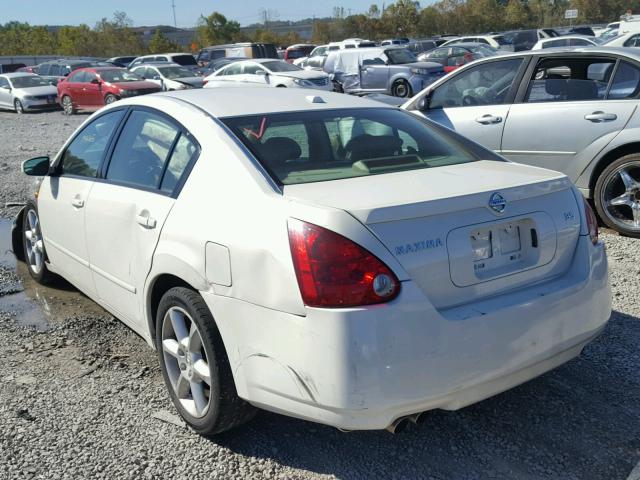 1N4BA41E56C859010 - 2006 NISSAN MAXIMA SE WHITE photo 3