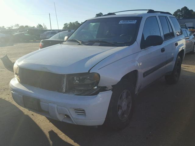 1GNDS13S042130604 - 2004 CHEVROLET TRAILBLAZE WHITE photo 2