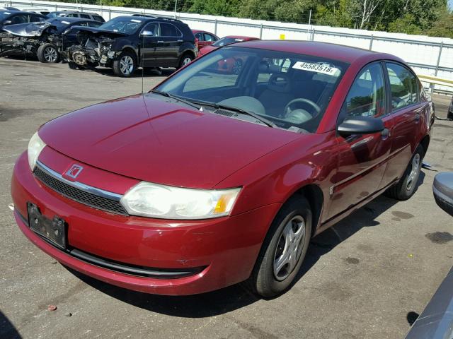1G8AG52F24Z189731 - 2004 SATURN ION LEVEL RED photo 2