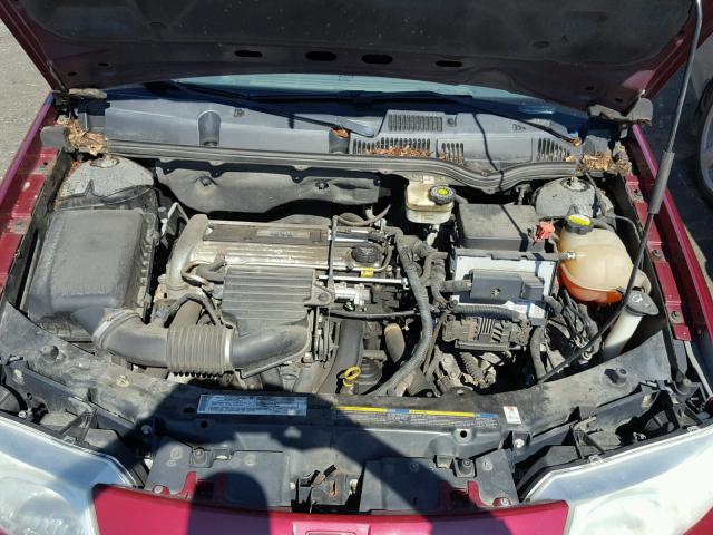 1G8AG52F24Z189731 - 2004 SATURN ION LEVEL RED photo 7