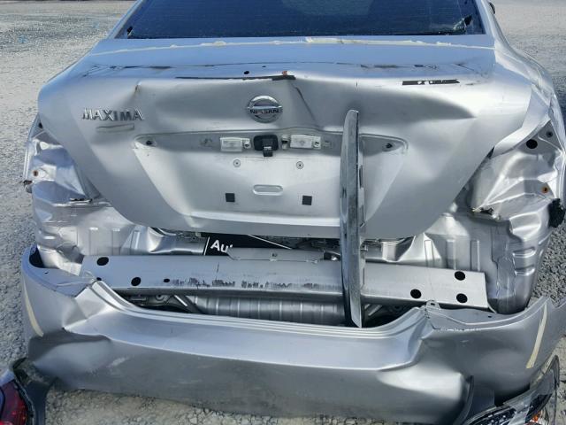 1N4AA5AP7EC914798 - 2014 NISSAN MAXIMA SILVER photo 9