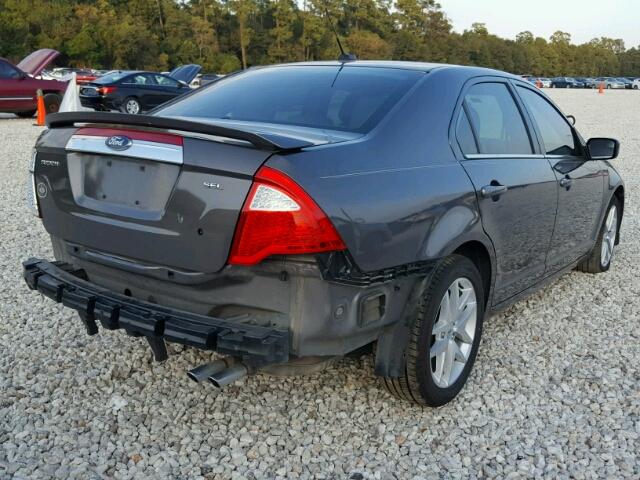 3FAHP0JA7CR269421 - 2012 FORD FUSION GRAY photo 4