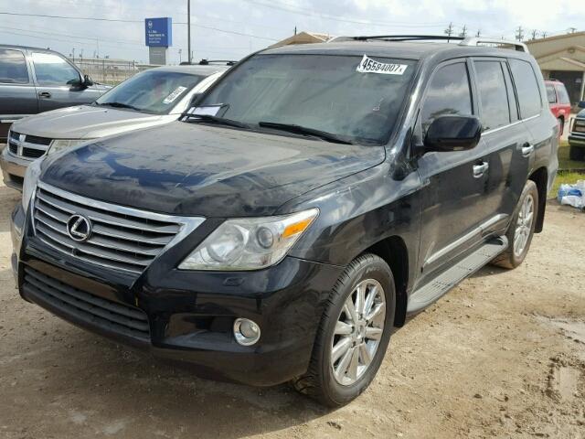 JTJHY00W594021834 - 2009 LEXUS LX 570 BLACK photo 2