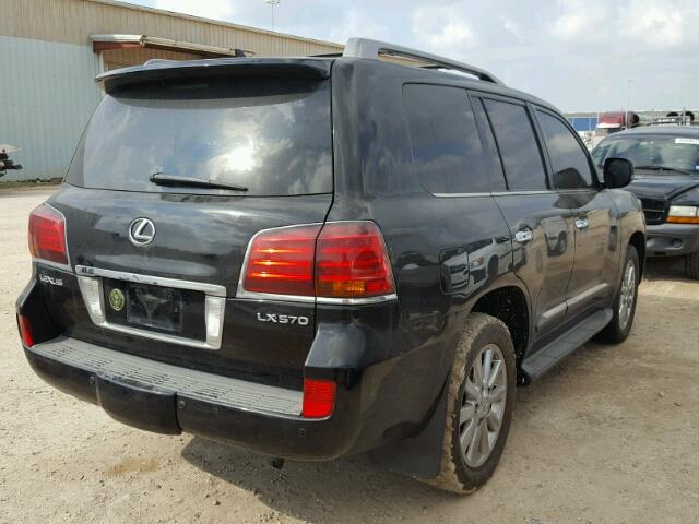 JTJHY00W594021834 - 2009 LEXUS LX 570 BLACK photo 4