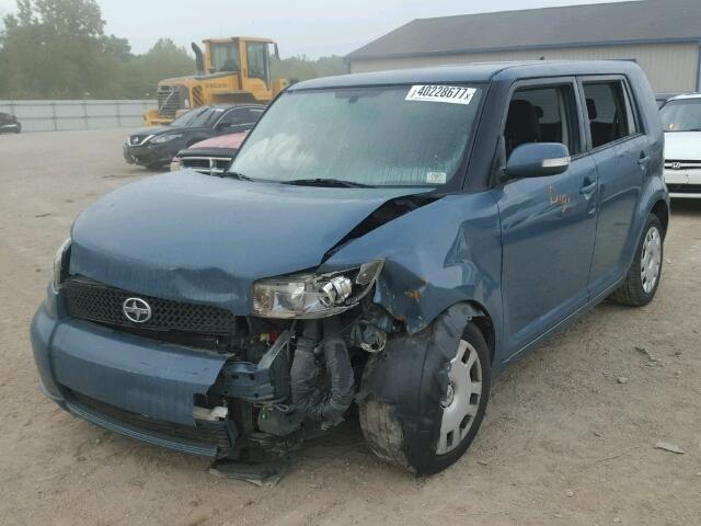 JTLKE50E391096429 - 2009 TOYOTA SCION XB BLUE photo 2