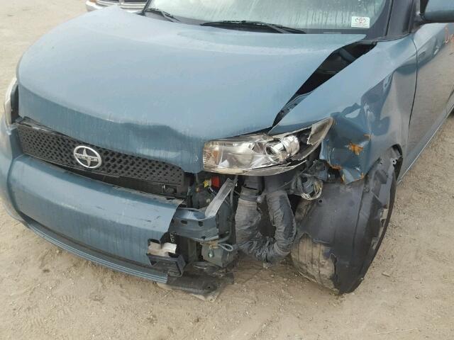 JTLKE50E391096429 - 2009 TOYOTA SCION XB BLUE photo 9