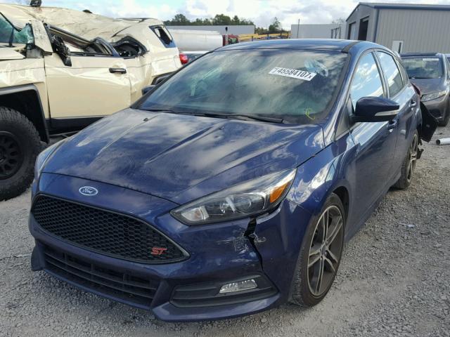 1FADP3L99GL215268 - 2016 FORD FOCUS ST BLUE photo 2