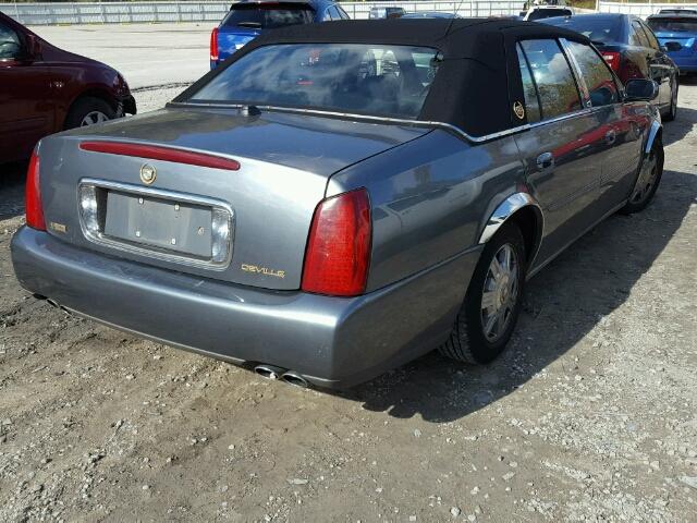 1G6KD54Y84U237167 - 2004 CADILLAC DEVILLE GRAY photo 4