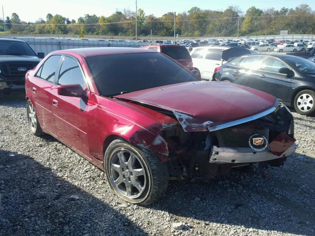 1G6DM577240180371 - 2004 CADILLAC CTS MAROON photo 1