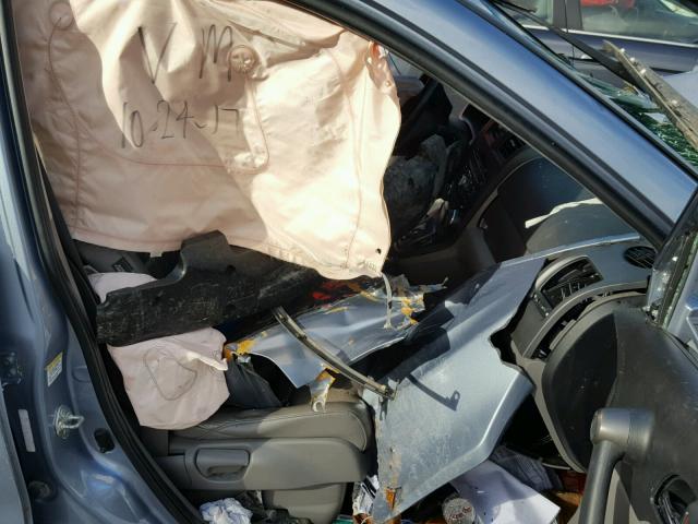 5J6RE4H76BL098190 - 2011 HONDA CR-V EXL 蓝色 照片 5