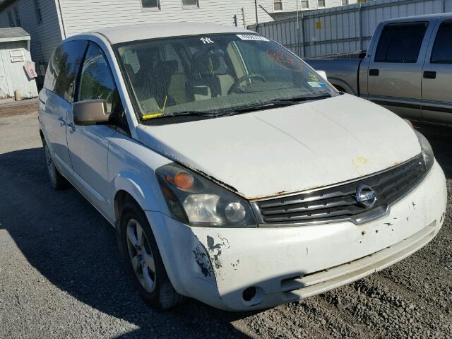 5N1BV28U47N125394 - 2007 NISSAN QUEST WHITE photo 1