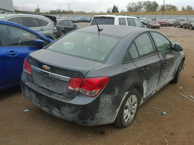 1G1PA5SH2D7155280 - 2013 CHEVROLET CRUZE LS BLUE photo 4