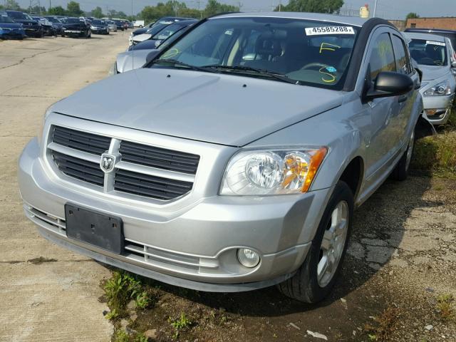 1B3HB48B37D128019 - 2007 DODGE CALIBER SX SILVER photo 2