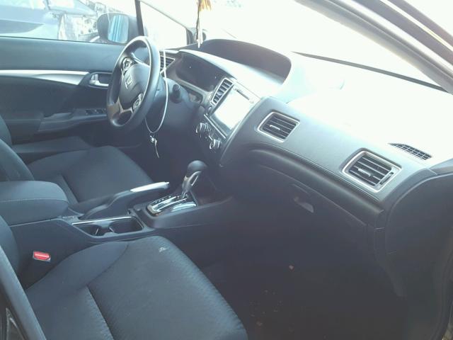 19XFB2F82FE004130 - 2015 HONDA CIVIC EX შავი ფოტო 5