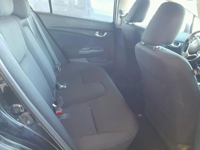 19XFB2F82FE004130 - 2015 HONDA CIVIC EX შავი ფოტო 6