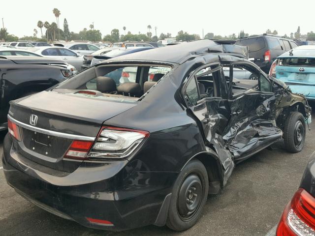 2HGFB2F94FH555030 - 2015 HONDA CIVIC EXL 黑色 照片 4