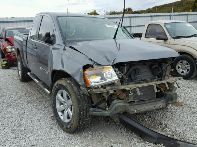 1N6BA0CJXEN503178 - 2014 NISSAN TITAN S SILVER photo 1