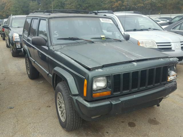 1J4FJ78S3VL593259 - 1997 JEEP CHEROKEE C GREEN photo 1