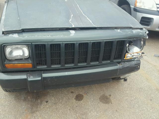 1J4FJ78S3VL593259 - 1997 JEEP CHEROKEE C GREEN photo 9