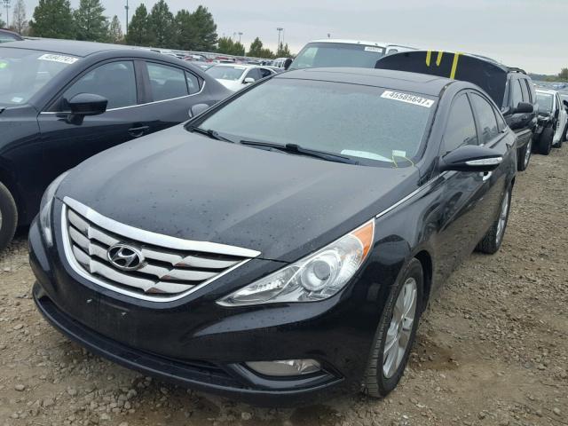 5NPEC4AC7BH008552 - 2011 HYUNDAI SONATA SE BLACK photo 2