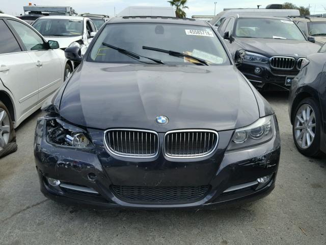 WBAPM7G51ANL89133 - 2010 BMW 335 I BLACK photo 9