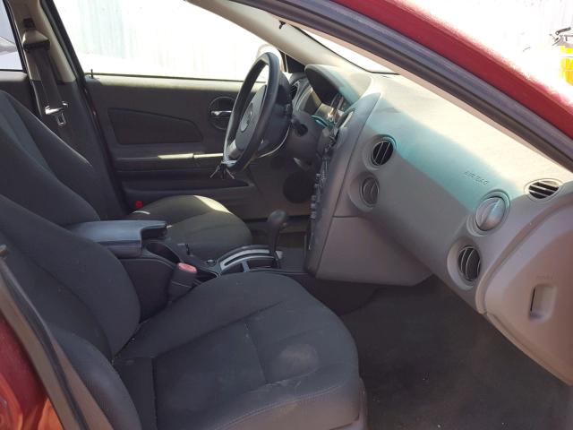 2G2WP522041260415 - 2004 PONTIAC GRAND PRIX MAROON photo 5