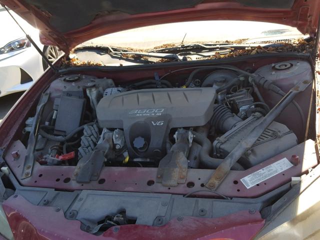 2G2WP522041260415 - 2004 PONTIAC GRAND PRIX MAROON photo 7