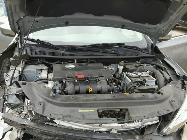 3N1AB7AP0DL781424 - 2013 NISSAN SENTRA S SILVER photo 7