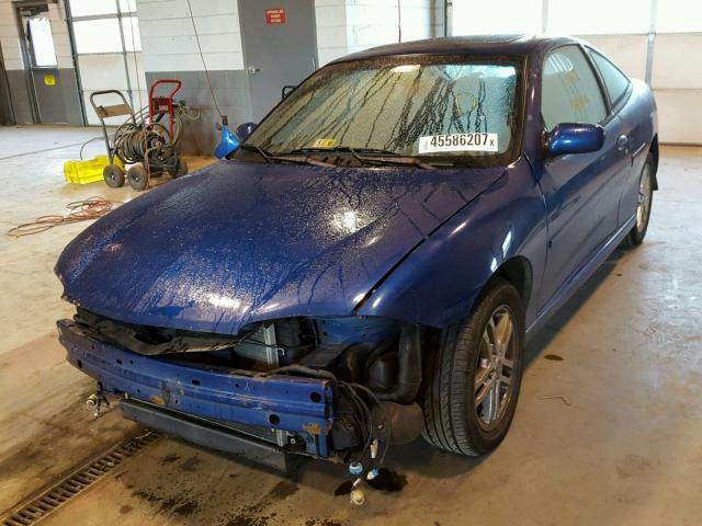 1G1JH12F137346759 - 2003 CHEVROLET CAVALIER L BLUE photo 2