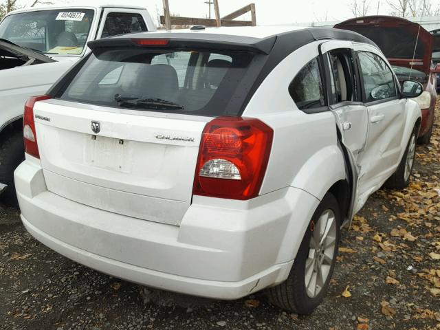 1B3CB5HA9BD249167 - 2011 DODGE CALIBER HE WHITE photo 4