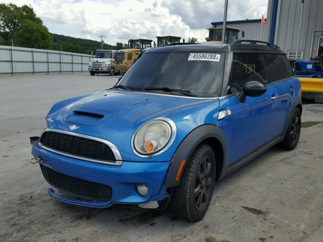 WMWMM3C50ATP76396 - 2010 MINI COOPER S C BLUE photo 2