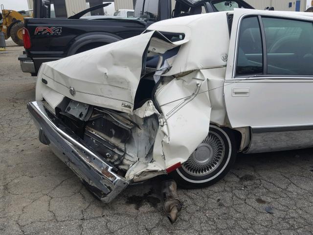 1G6DW52P0SR700349 - 1995 CADILLAC FLEETWOOD WHITE photo 9