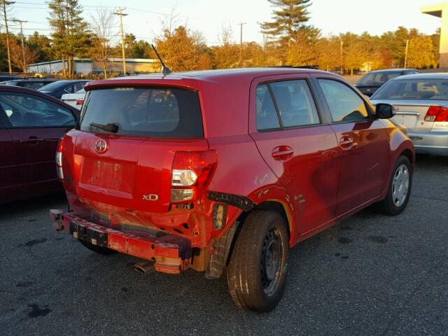 JTKKU10478J011761 - 2008 TOYOTA SCION XD RED photo 4