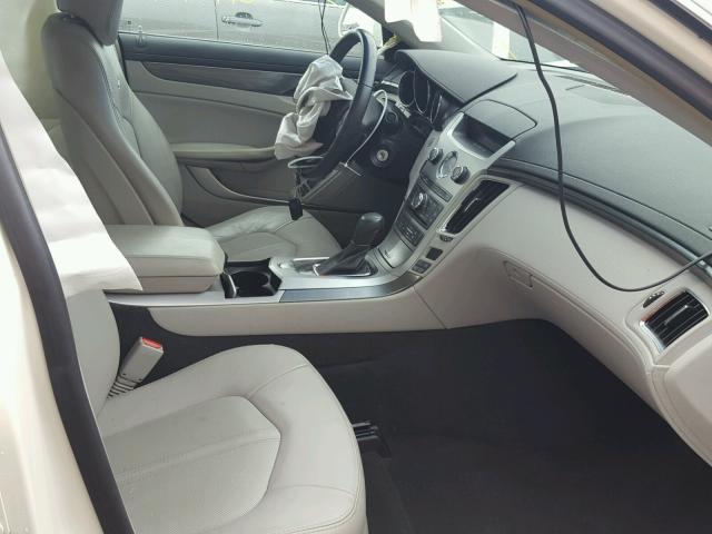 1G6DK5E30C0104619 - 2012 CADILLAC CTS PERFOR Kremowy zdjęcie 5