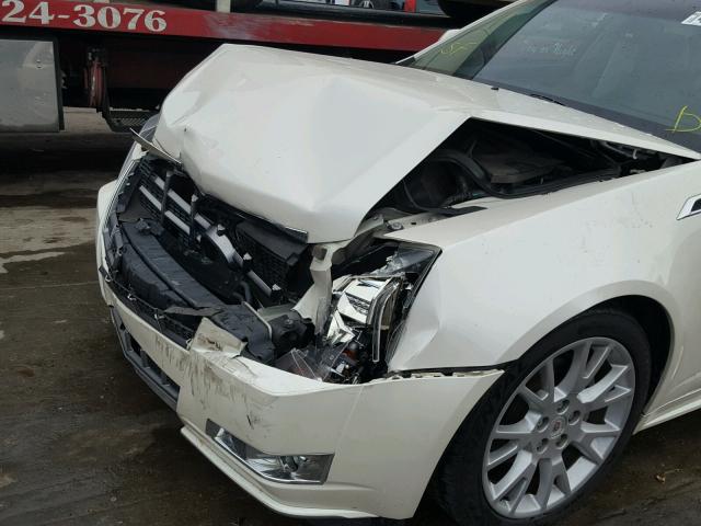 1G6DK5E30C0104619 - 2012 CADILLAC CTS PERFOR Kremowy zdjęcie 9